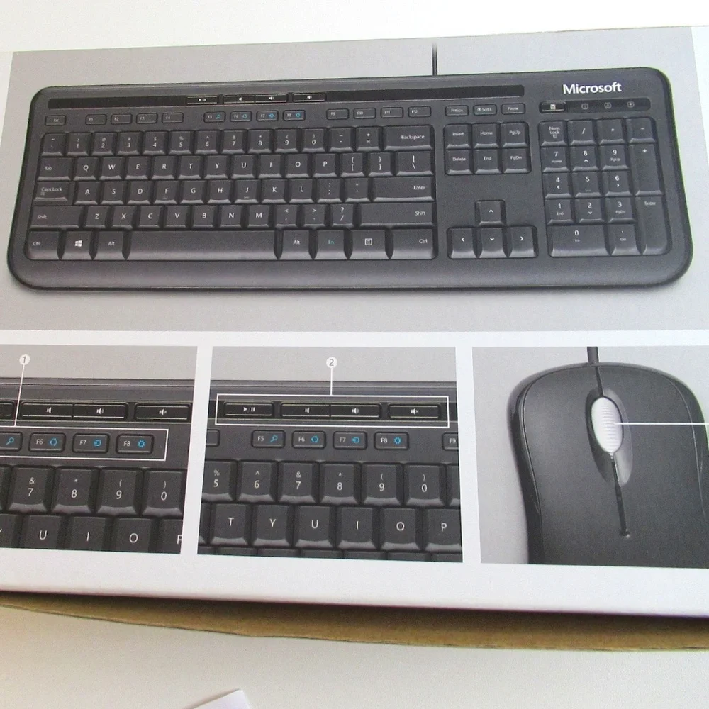Microsoft Wired 600 Keyboard & Mouse set
